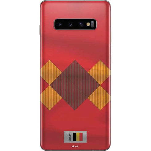 Belgium Soccer Flag Galaxy S10 Plus Skin